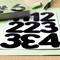 12 Pack: Black Rounded Number Stickers by Recollections™